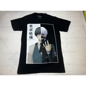 Tokyo Ghoul Anime T Shirt Ken Kaneki Black Size Small Graphic Tee